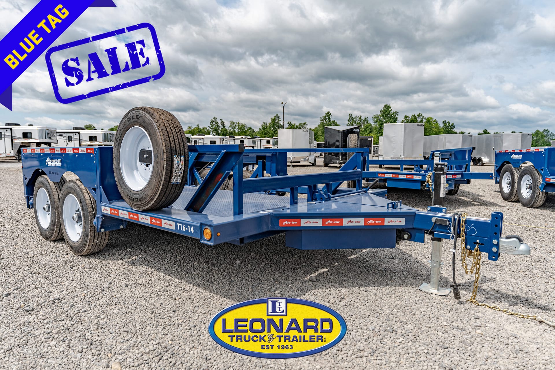 2024 New 16' Air Tow UT16-14 Bumper Pull Equipment Trailer – 40602