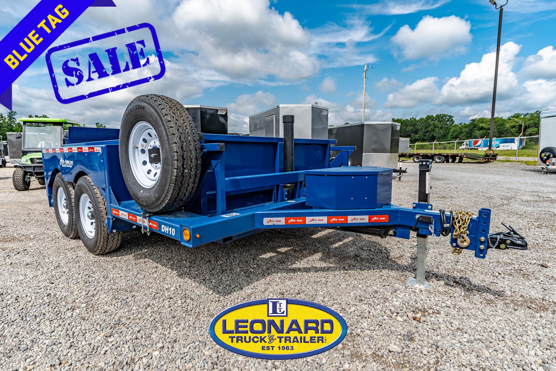 2024 New Air Tow DH-10 Dock Height Trailer – 41421