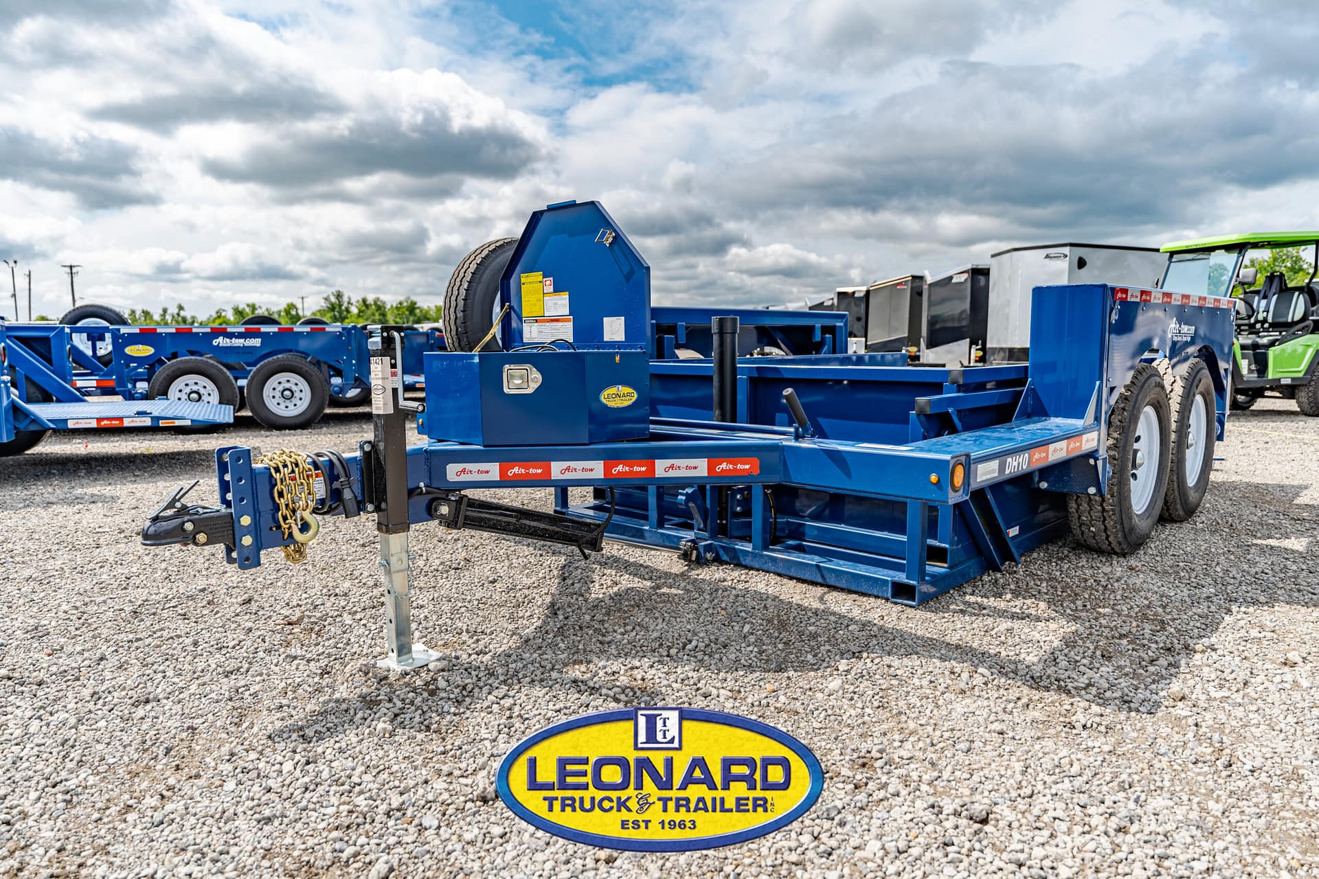 2024 New Air Tow DH-10 Dock Height Trailer – 41421