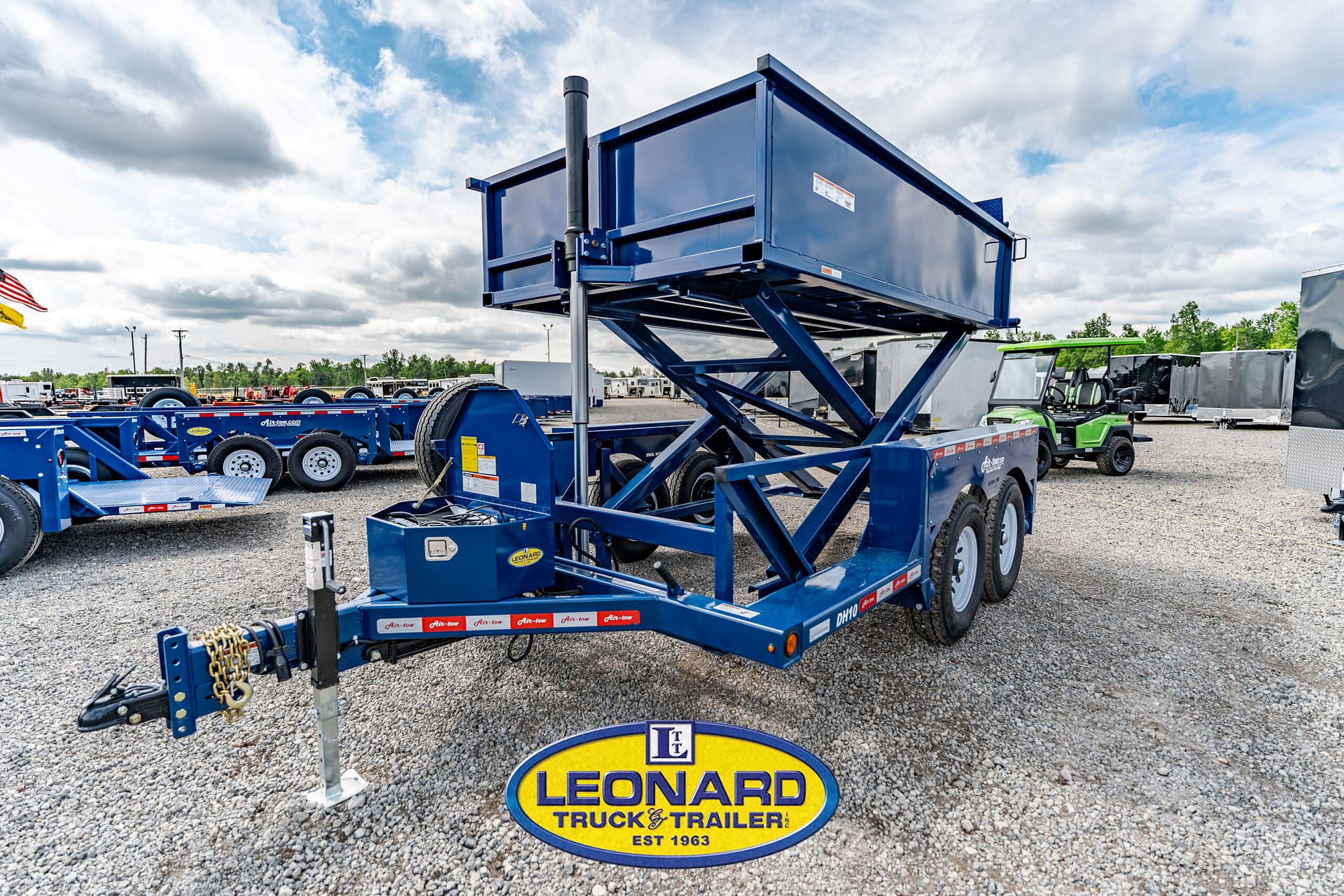 2024 New Air Tow DH-10 Dock Height Trailer – 41421