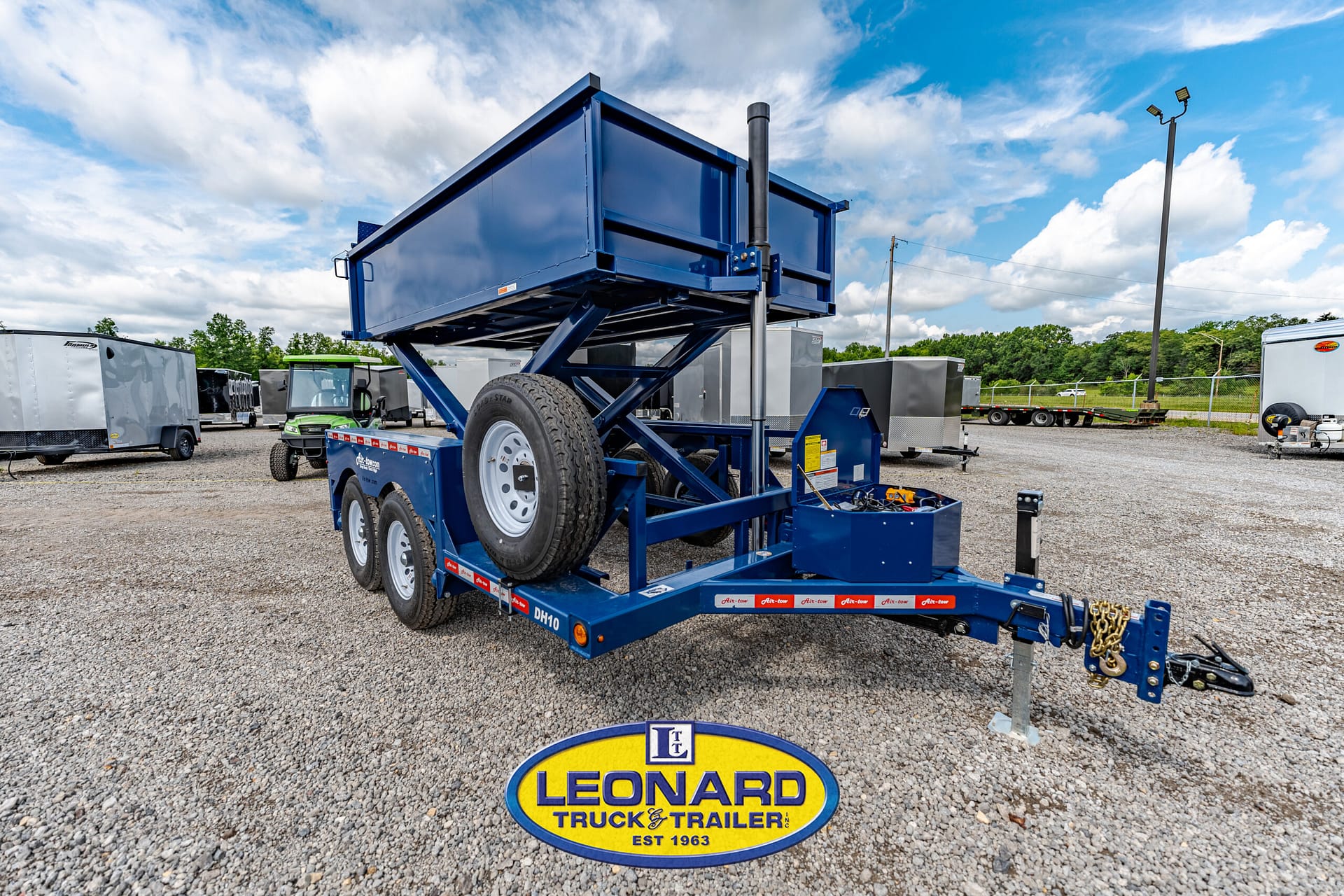 2024 New Air Tow DH-10 Dock Height Trailer – 41421