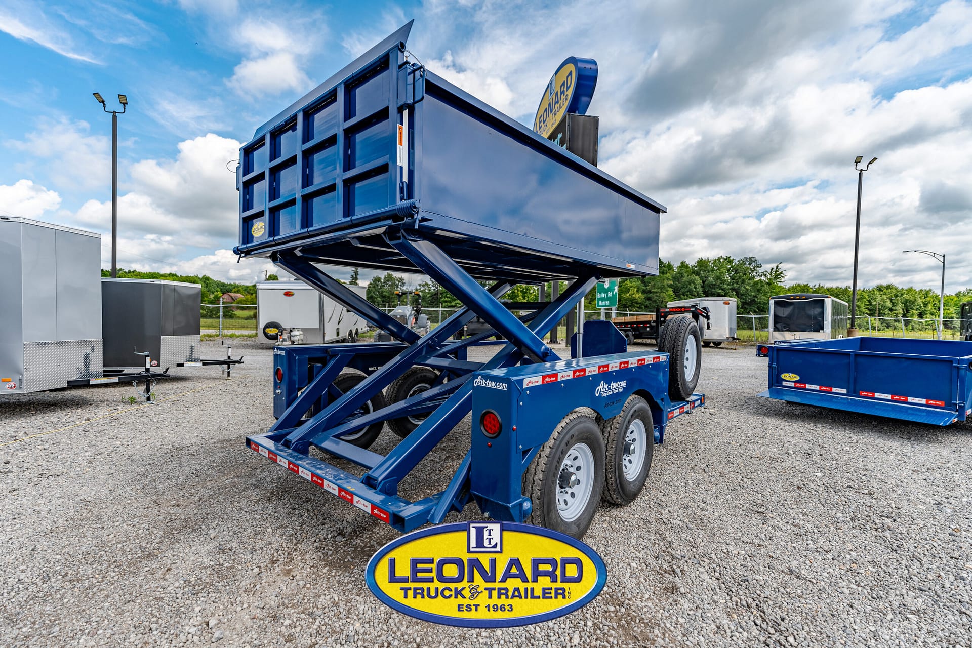 2024 New Air Tow DH-10 Dock Height Trailer – 41421