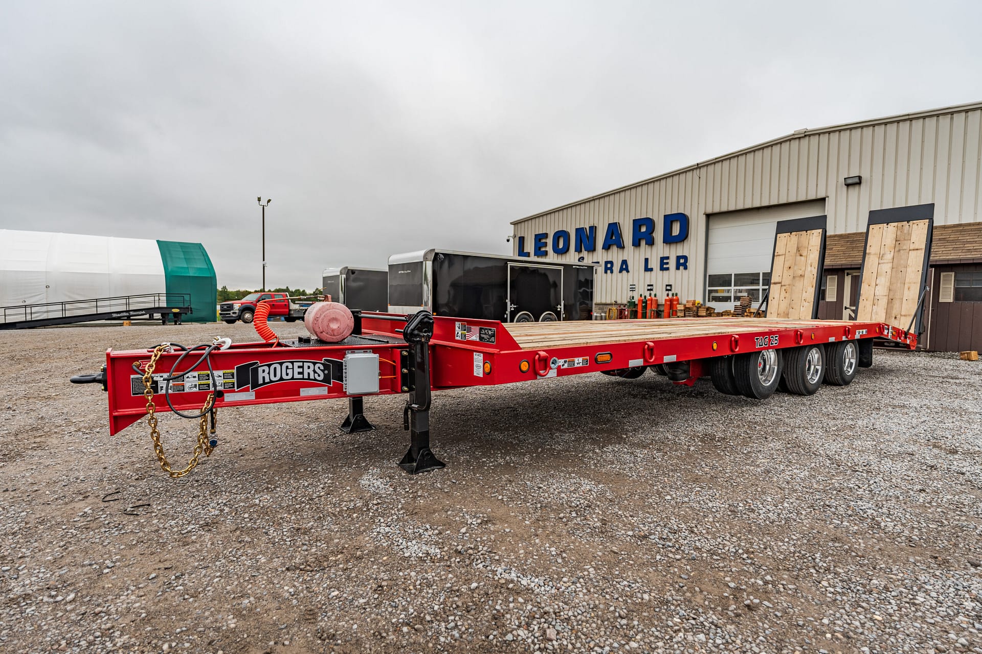 2024 8.5 X 30 ROGERS 25 TON TAG EQUIPMENT TRAILER – 41463