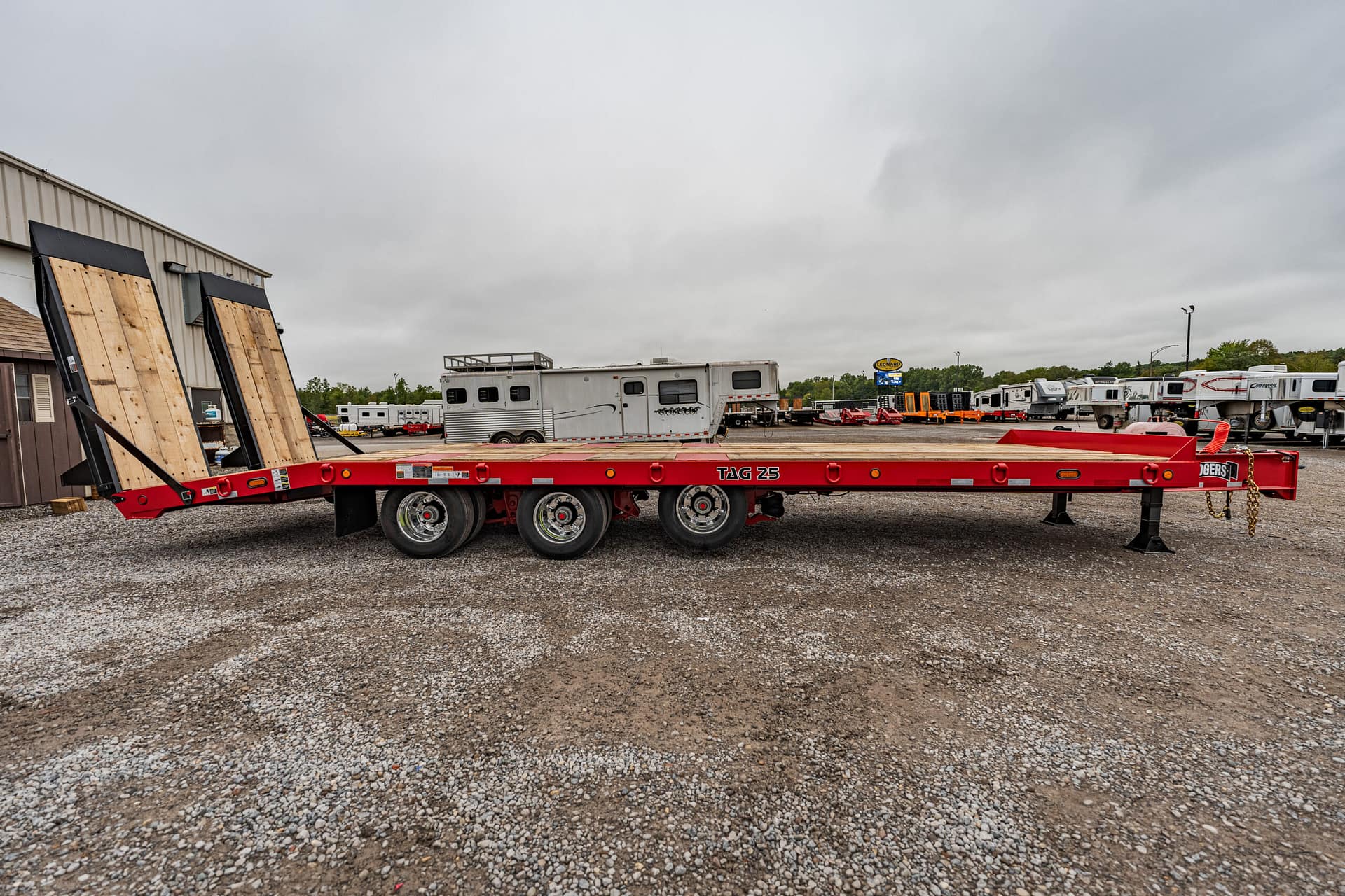 2024 8.5 X 30 ROGERS 25 TON TAG EQUIPMENT TRAILER – 41463