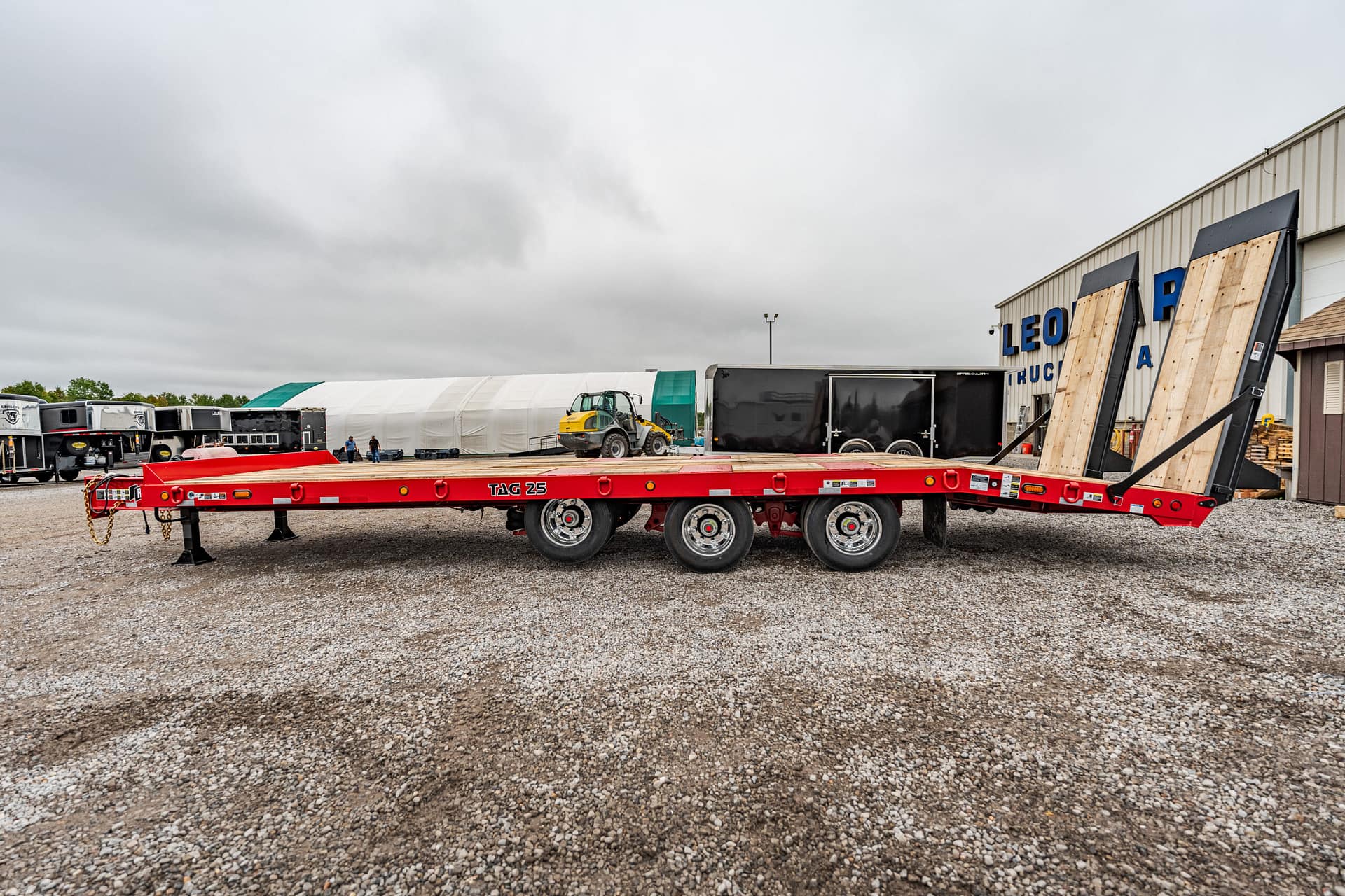 2024 8.5 X 30 ROGERS 25 TON TAG EQUIPMENT TRAILER – 41463