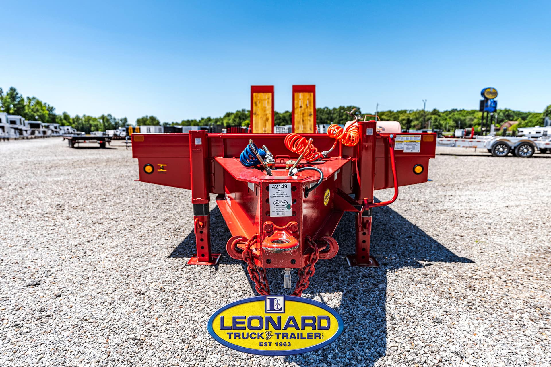 2025 8.5X35 WINSTON 30 TON EQUIPMENT TRAILER – 42149