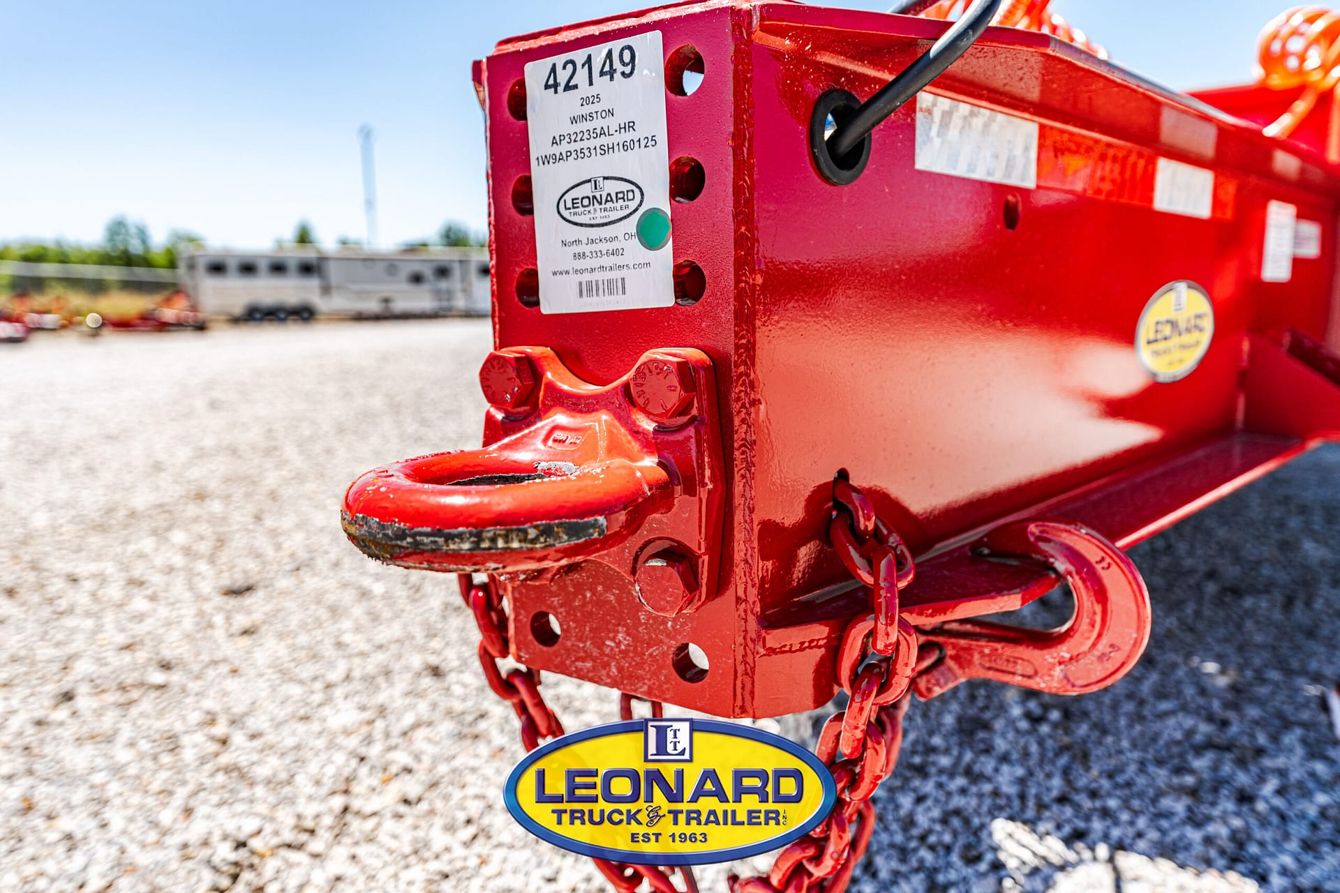 2025 8.5X35 WINSTON 30 TON EQUIPMENT TRAILER – 42149