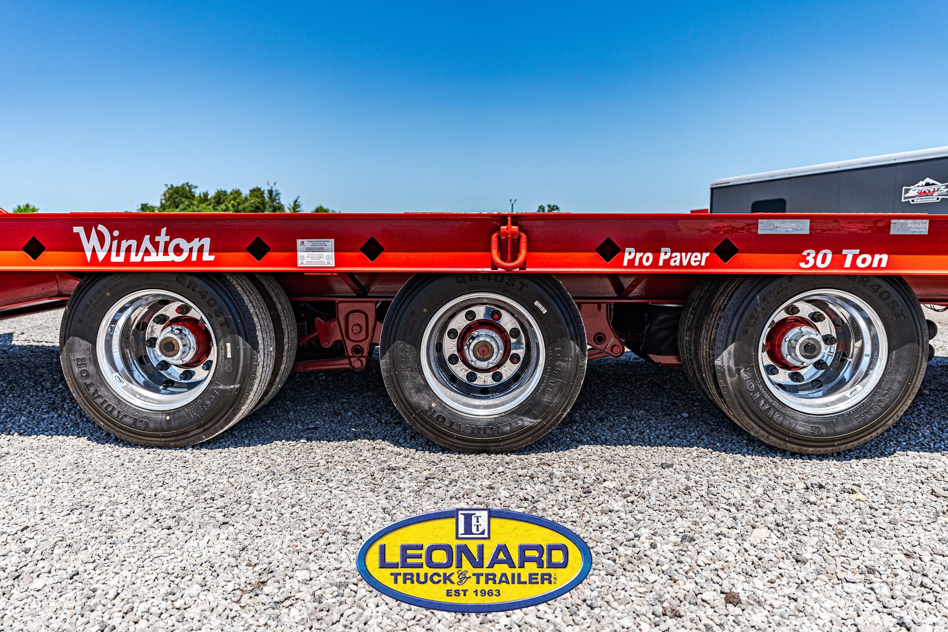 2025 8.5X35 WINSTON 30 TON EQUIPMENT TRAILER – 42149