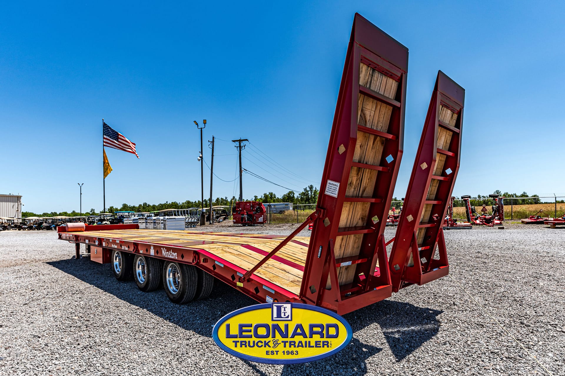 2025 8.5X35 WINSTON 30 TON EQUIPMENT TRAILER – 42149