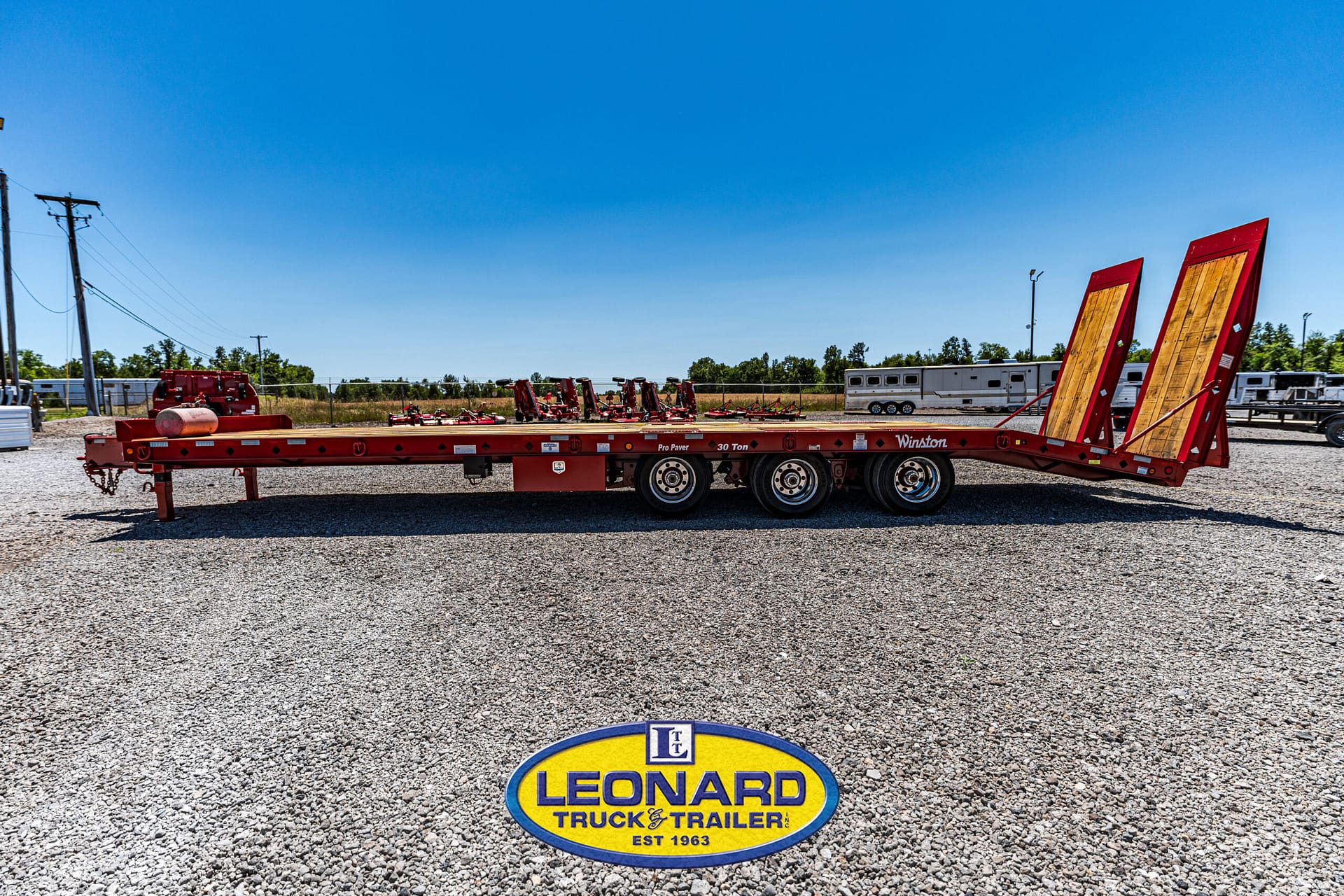 2025 8.5X35 WINSTON 30 TON EQUIPMENT TRAILER – 42149