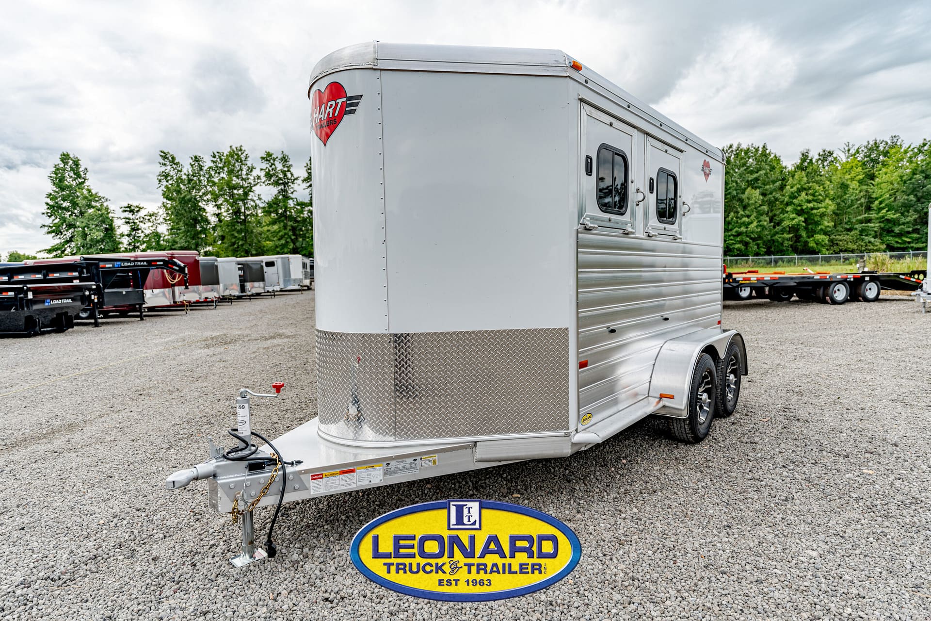 2025 New Hart Solution S2HB Bumper Pull Horse Trailer  – 42199