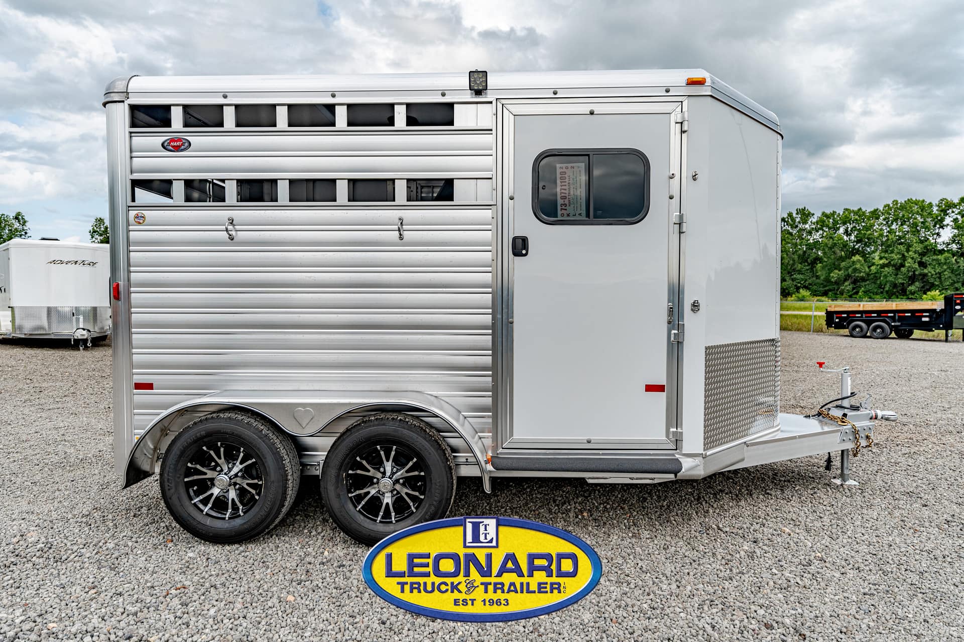 2025 New Hart Solution S2HB Bumper Pull Horse Trailer  – 42199