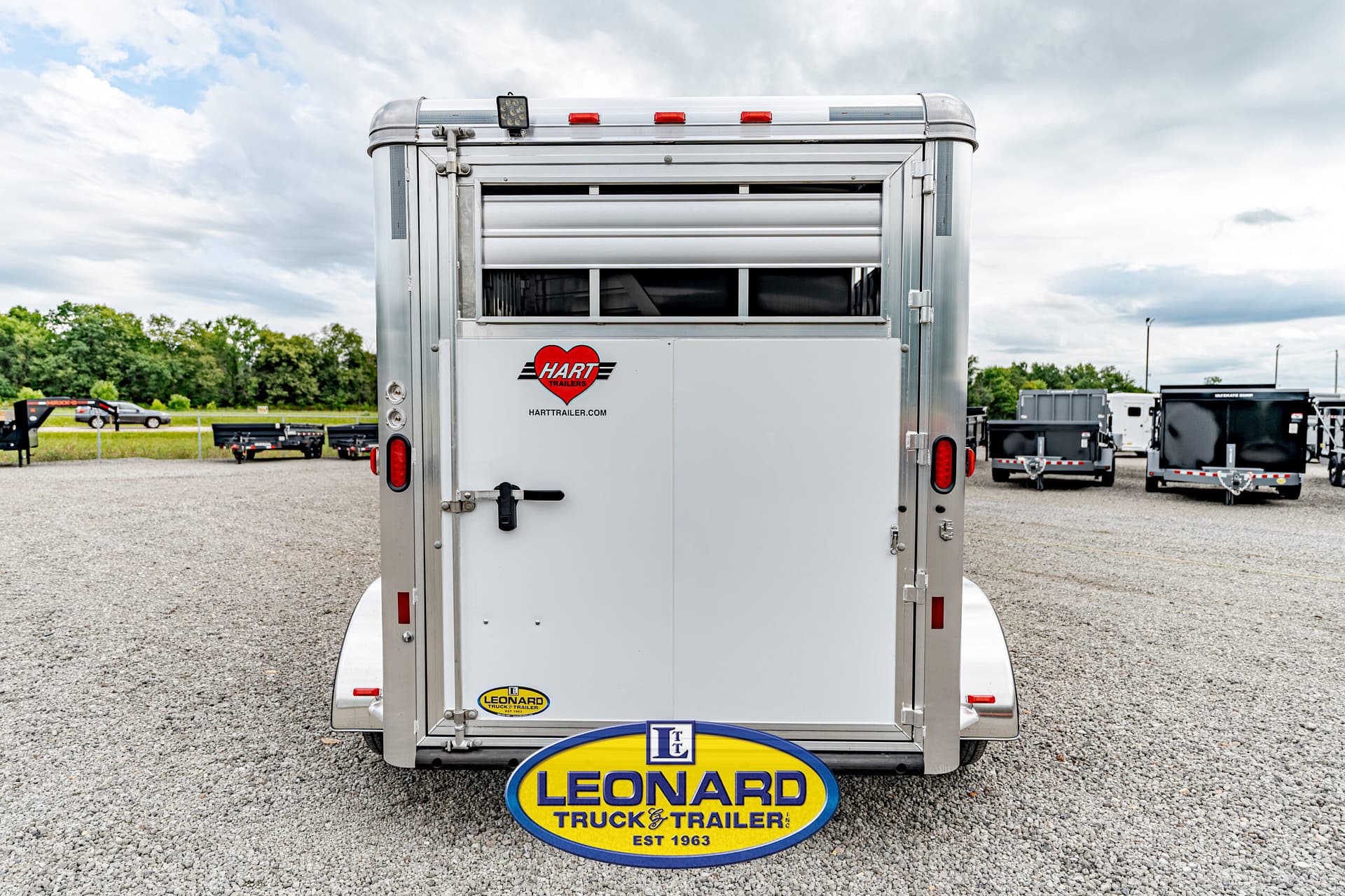 2025 New Hart Solution S2HB Bumper Pull Horse Trailer  – 42199