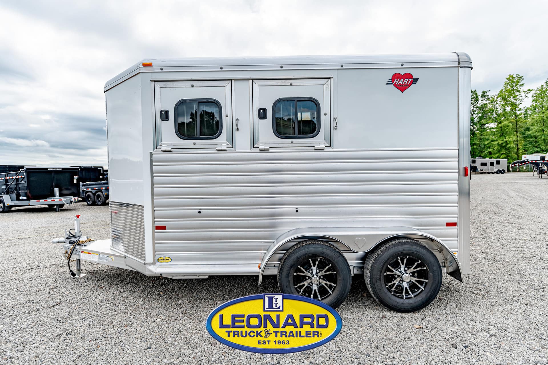 2025 New Hart Solution S2HB Bumper Pull Horse Trailer  – 42199