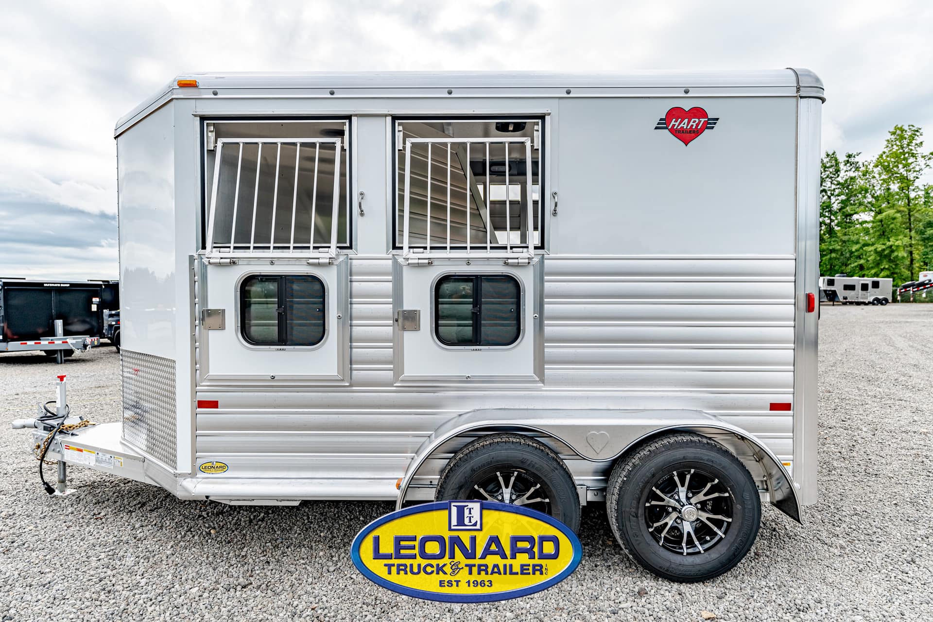 2025 New Hart Solution S2HB Bumper Pull Horse Trailer  – 42199