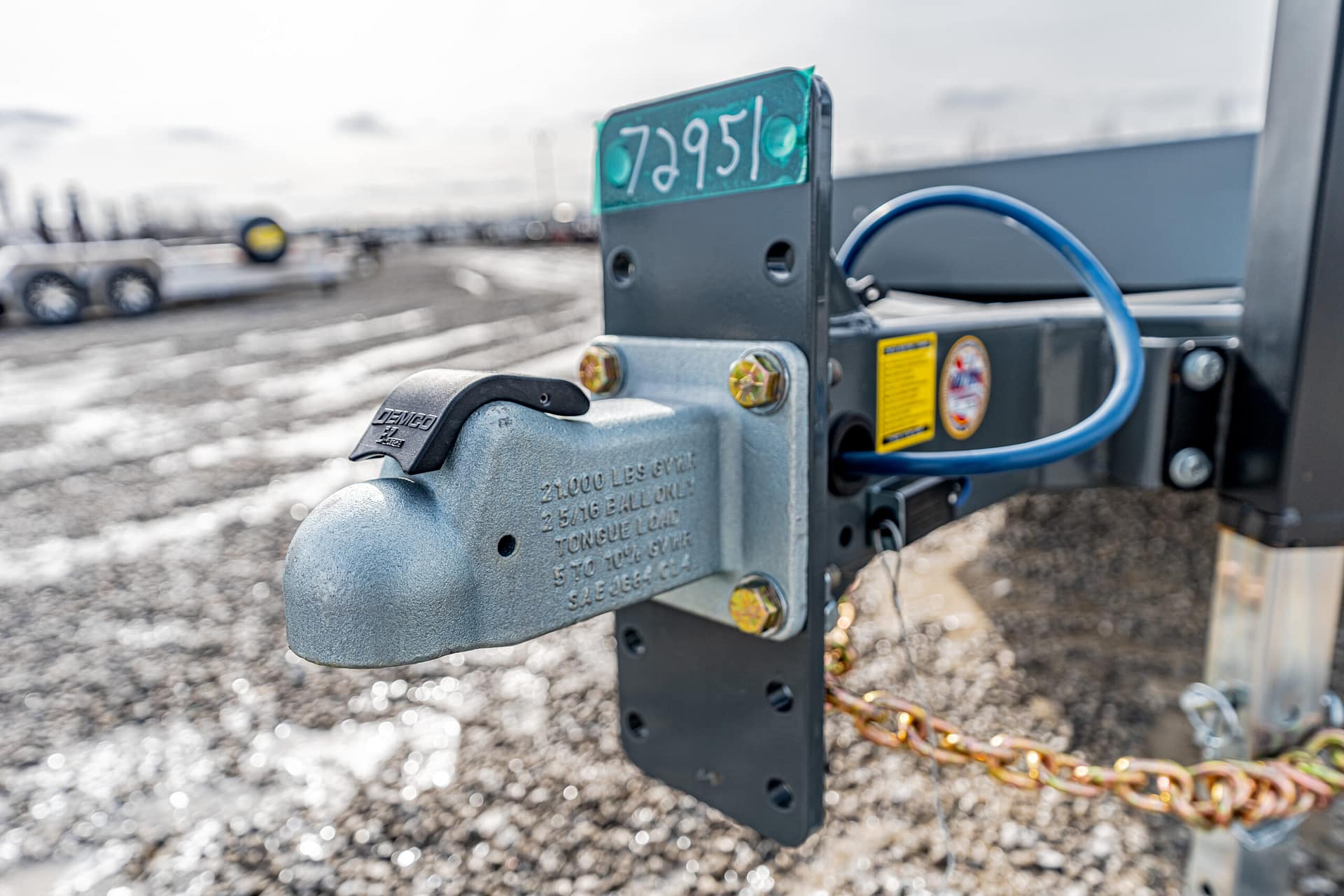 New 2025 Behnke UT81X15ET Equipment Bumper Pull Trailer – 42292