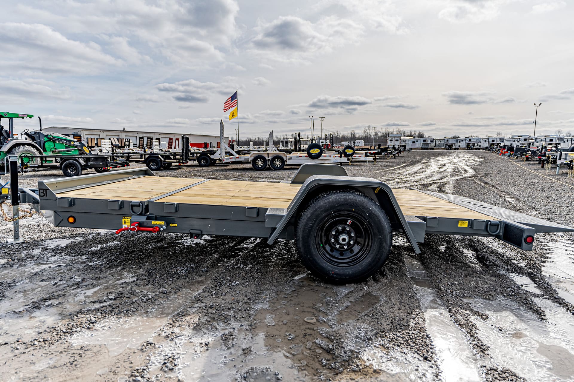 New 2025 Behnke UT81X15ET Equipment Bumper Pull Trailer – 42292