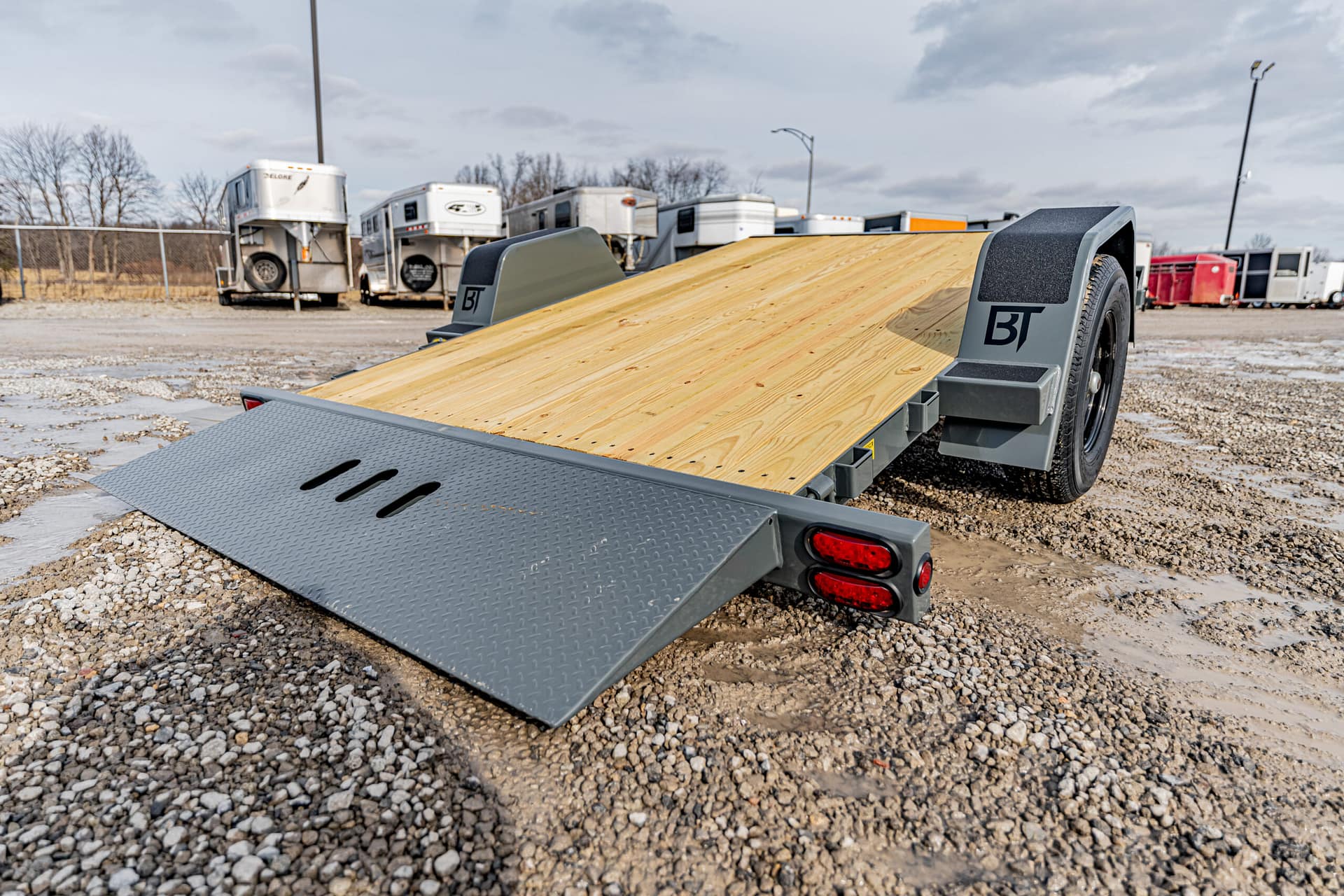 New 2025 Behnke UT81X15ET Equipment Bumper Pull Trailer – 42292