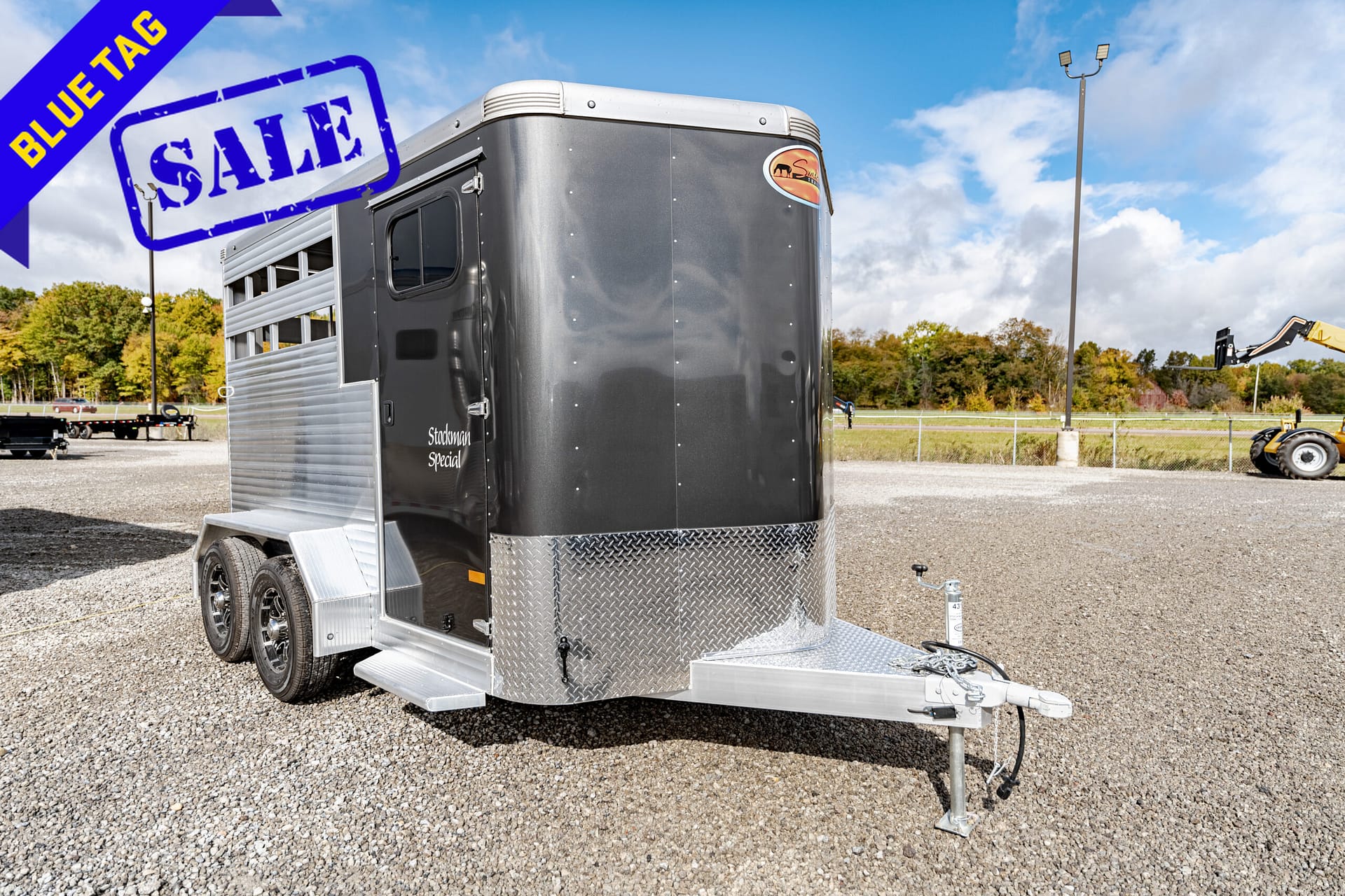 2025 New 12' Sundowner Stockman Special Bumper Pull Stock Trailer – 43100