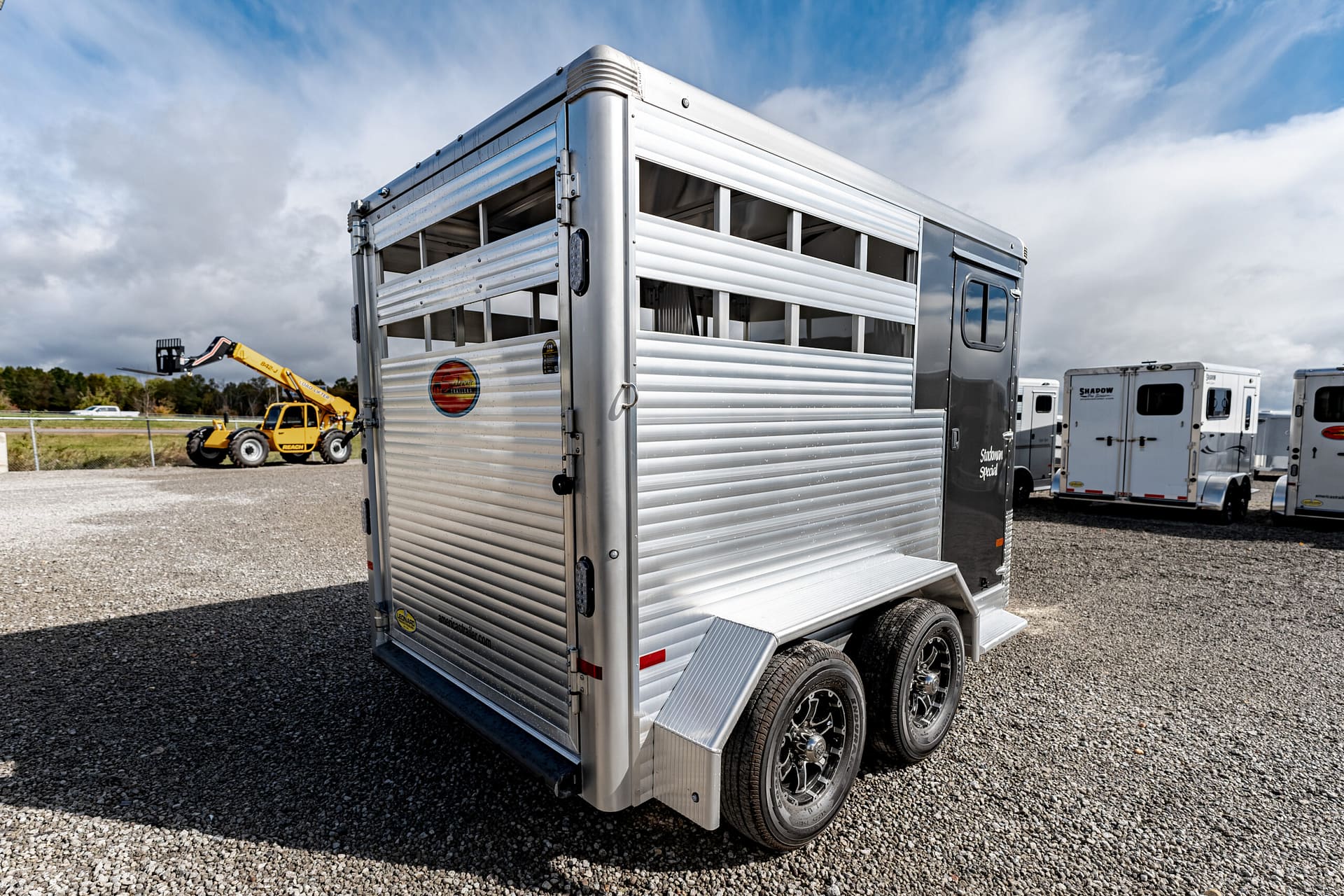 2025 New 12' Sundowner Stockman Special Bumper Pull Stock Trailer – 43100