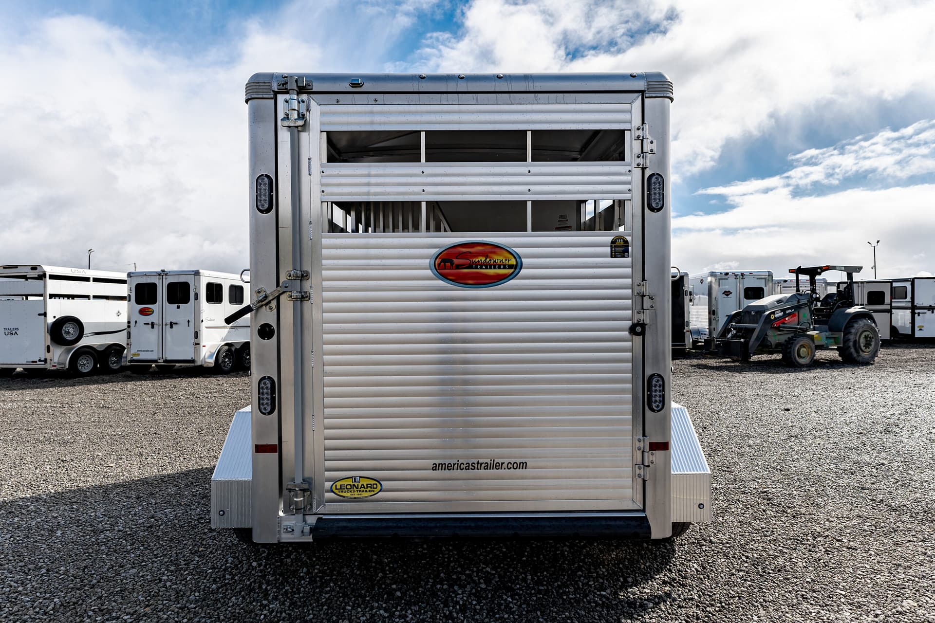 2025 New 12' Sundowner Stockman Special Bumper Pull Stock Trailer – 43100