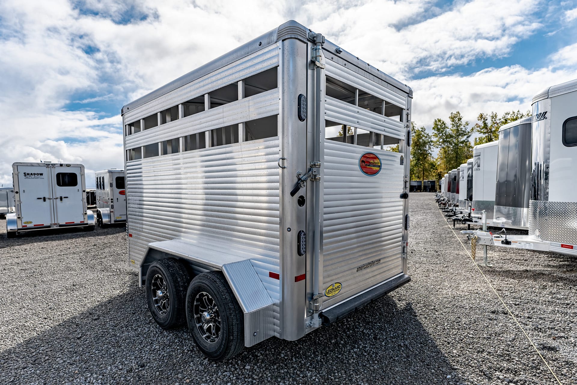 2025 New 12' Sundowner Stockman Special Bumper Pull Stock Trailer – 43100