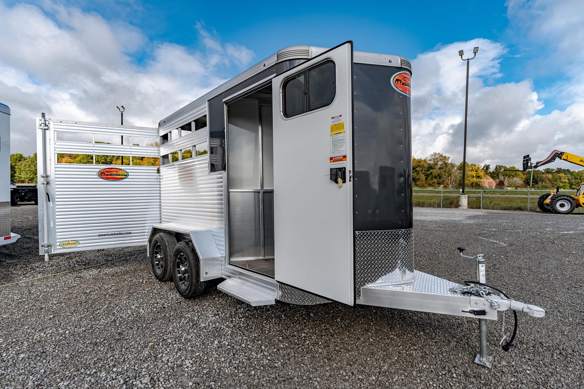 2025 New 12' Sundowner Stockman Special Bumper Pull Stock Trailer – 43100