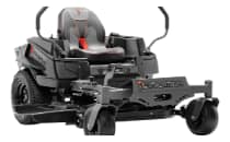 cat_mowers – Leonard Truck and Trailer, Inc – Leonard Truck and Trailer, Inc Commercial zero-turn lawn mower with a high-back seat, dual control levers, and a large front cutting deck for cutting grass on large lawns.