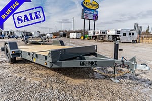 New 2025 Behnke UT81X15ET Equipment Bumper Pull Trailer - 42292 – Leonard Truck and Trailer, Inc