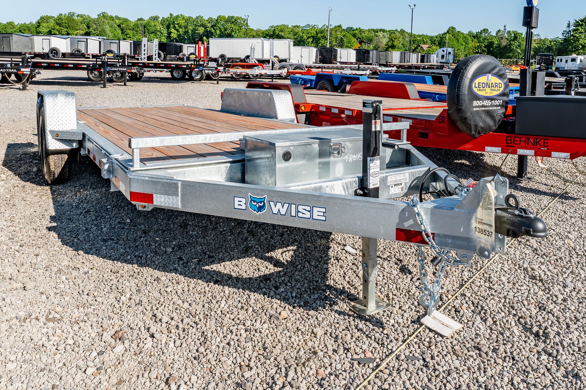 2026 BWISE HT 18-14 GALV Equipment Trailer For Sale