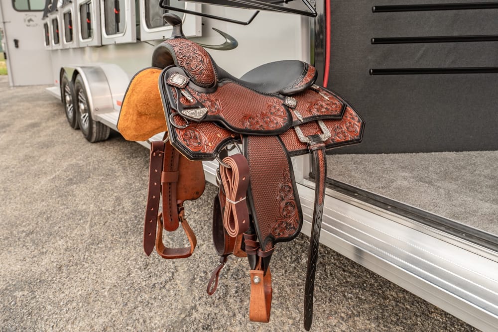 2026 BOBS CUSTOM SADDLES Lady Reiner 15.5in Saddle For Sale